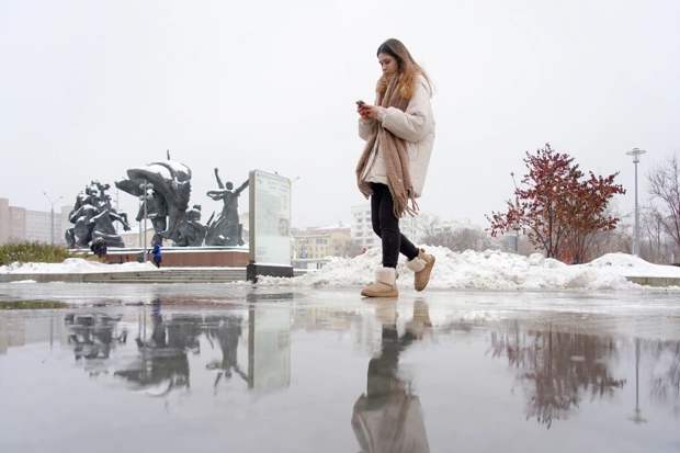 Достаем зонтики: Ледяной дождь в Москве