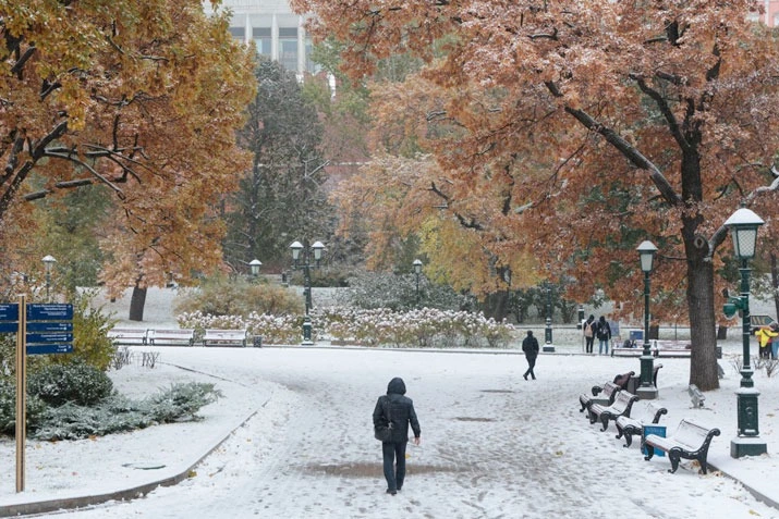 Москва в снегу: Собрали лучшие кадры