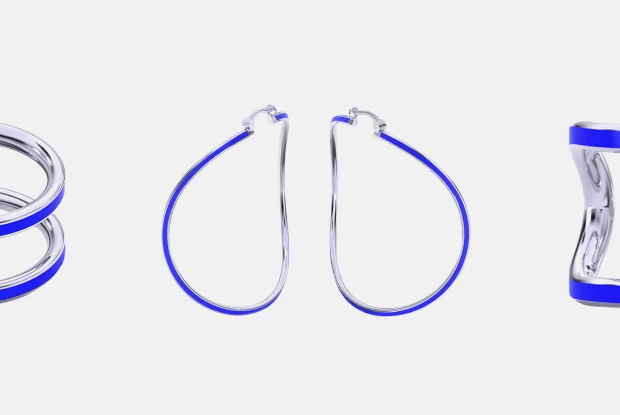 Лаконичная коллекция «Свобода» в серебре и синем от Prosto Jewlry