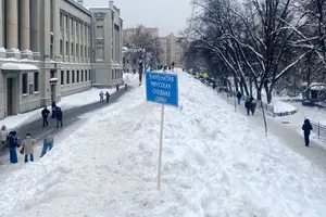 «У москвичей есть ВСЁ»: Как полицейские разогнали концерт в сугробе на Миусской площади